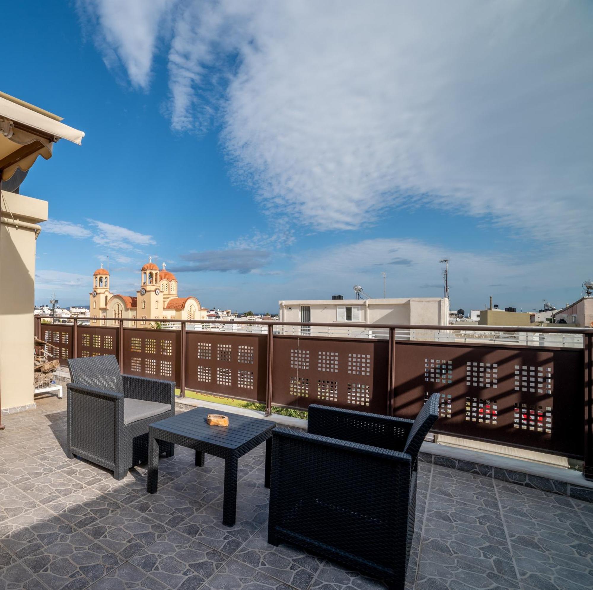 Filotimo Roofgarden Brown Apt Apartment Heraklion Exterior foto